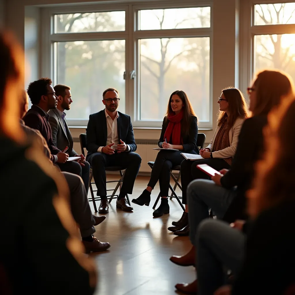 Modern office workspace